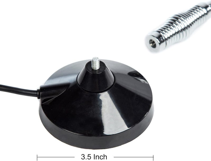 LUITON CB Antenna 28 inch 27 Mhz CB Radio Antenna Full Kit with Heavy Duty Magnet Mount Mobile/Car Radio Antenna Compatible with President Midland Cobra Uniden Anytone by - Image 2